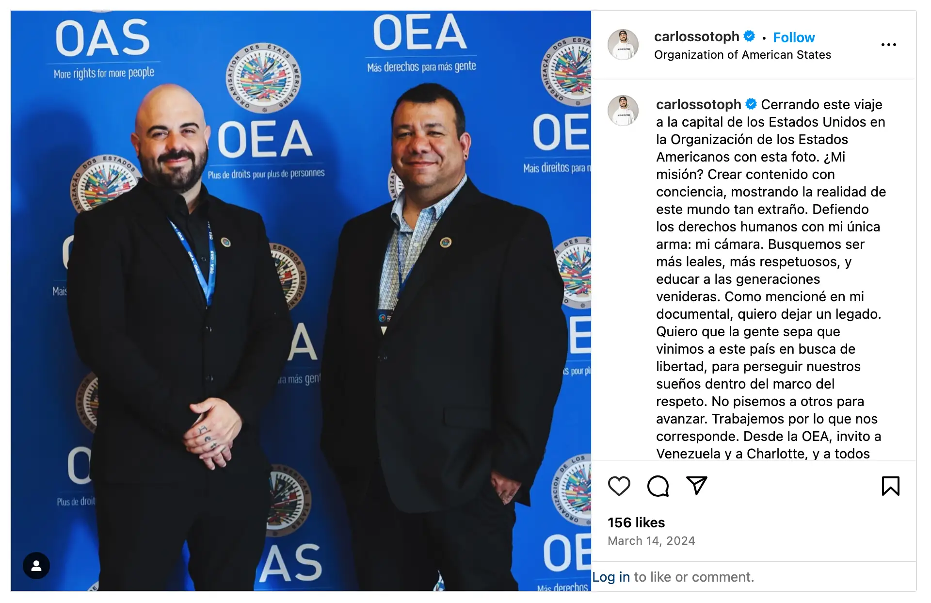 desde la oea carlos soto